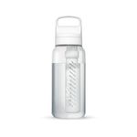 LifeStraw Go 1L Water Filter Bottle w/ Tritan Renew Polar White Product Image