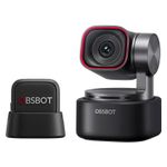 OBSBOT Tiny 3 Webcam with VOX SE Wireless Mic Comb Product Image