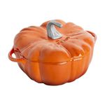 3.5qt Cast Iron Pumpkin Cocotte Burnt Orange Product Image