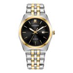 Men's Corso Eco-Drive Two-Tone Stainless Steel Watch, Black Dial Product Image