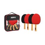 High Performance Ping Pong Paddles Set of 4 w/ 8 Ping Pong Balls Product Image