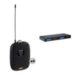 Shure SLXD4QDAN+ Quad-Channel Digital Wireless Rec Product Image