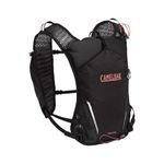 Womens Trail Run Vest w/ Two 17oz Quick Stow Flasts Black Product Image