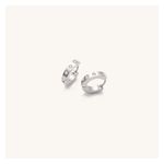 Mini Corinne Silver Huggies Product Image