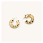 Chunky Twist Hoops Product Image
