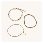 Jet Two Tone Bracelet Set Product Image