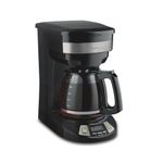 12 Cup Programmable Coffeemaker Black Product Image
