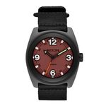 Men's Clutch 42 Black Nylon Strap Watch, Hot Sauce Dial Product Image