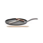 10.25" Traditional Cast Iron Crepe Pan Oyster Product Image