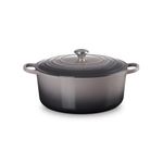 13.25qt Signature Cast Iron Round Dutch Oven Oyster Product Image