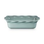 9" Heritage Stoneware Fluted Loaf Pan Sea Salt Product Image