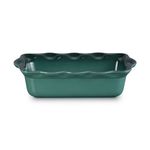 9" Heritage Stoneware Fluted Loaf Pan Sea Artichaut Product Image