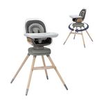 Kindred Collection Kiskadee 360 Rotating High Chair Onyx Heritage Product Image