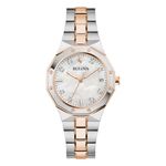 Ladies Prestige Rose Gold & Silver Stainless Steel Watch Mother-of-Pearl Dial Product Image