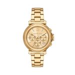 Ladies Maren Chronograph Gold-Tone Stainless Steel  Watch Gold Dial Product Image