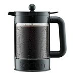 Bean Set 51oz Cold Brew Coffeemaker W/ Two Lids Black Product Image