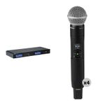 Shure SLXD4Q+ Quad-Channel Digital Wireless Receiv Product Image