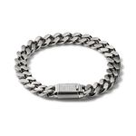 Latin Grammy Classic Stainless Steel & Diamond Chain Link Bracelet - Large Product Image