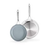 Valencia Pro Stainless Steel 8" & 10" Frypan Set Product Image