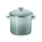 8qt Enamel on Steel Covered Stockpot Sea Salt Product Image