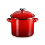 6qt Enamel on Steel Covered Stockpot Cerise Product Image