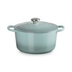 6.5qt Signature Cast Iron Deep Round Dutch Oven Sea Salt Product Image