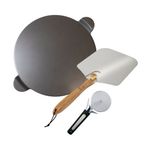 3pc Pizza Set - Stone Peel & Cutter Product Image