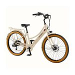Beaumont Rev+ City Step Through Electric Bike - 16" Frame Oat Product Image
