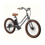 Chatham Rev 3 ST Electric Beach Cruiser Bike - 16" Frame Matte Graphite Product Image