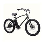 Chatham Rev 3 Beach Cruiser Electric Bike - 18" Frame Matte Black Product Image
