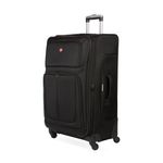 The Sion Large Softside Checked Spinner, Black Product Image