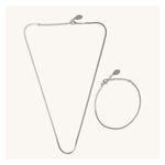 Silver Micro Herringbone Set Product Image