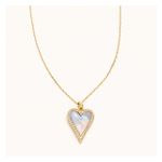 White Heart Shell Necklace Product Image