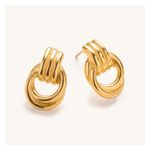 Nya Gold Knot Studs Product Image