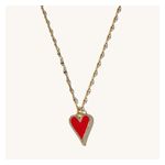 Meg Red Heart Necklace Product Image