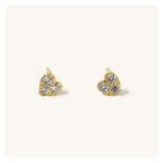 Crystal Mini Heart Studs Product Image