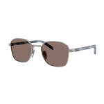 Prada Polarized PR C50S Sunglasses Gunmetal/Light Brown Polarized Light Brown Polarized Gunmetal Product Image
