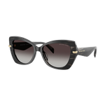 Michael Kors Women's Atlanta Sunglasses Black Horn/Light Grey Gradient Black Horn Light Grey Gradient Product Image