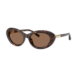 Dolce & Gabbana Women's DG4519 Sunglasses Havana/Dark Brown Havana Havana/Dark Brown Product Image
