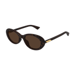Bottega Veneta Women's BV1415SK Sunglasses Havana/Brown Havana/Brown Havana Product Image