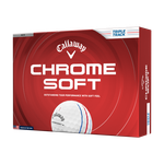 Callaway Chrome Soft Triple Track Golf Balls White Product Image