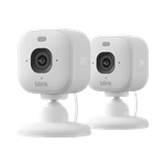 Blink Mini 2K+ Plug-In Security Camera - 2 Cameras White Product Image