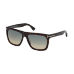 Tom Ford Morgan Sunglasses Dark Havana/Gradient Blue Dark Havana/Gradient Blue Gradient Blue Product Image