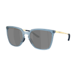 Oakley Women's Polarized Sielo SQ Sunglasses Matte Transparent Abyss/Prizm Black Polarized Prizm Black Polarized Matte Transparent Abyss Product Image