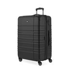 The Cascade II Hardside Large Checked Spinner, Limited Edition Black Product Image