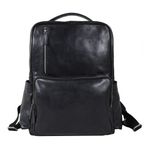 Atlas Leather Backpack Black Product Image