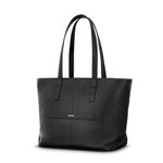Mobile Solution 2 Leather Tote Black Product Image