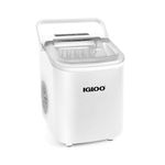 26lb Portable Automatic Countertop Ice Machine White Product Image