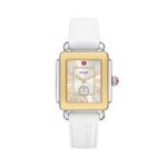 Ladies Sport Mid Two-Tone White Silicone Strap Watch White Dial Product Image