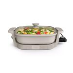 14" Make and Take Electric Skillet, Oatmilk Product Image